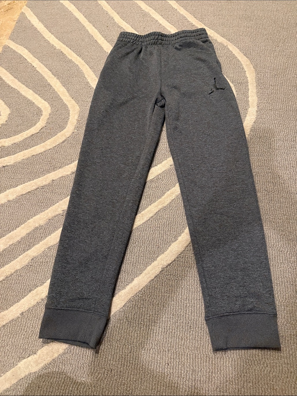 Nike Kids Charcoal Gray Jogger Sweatpants